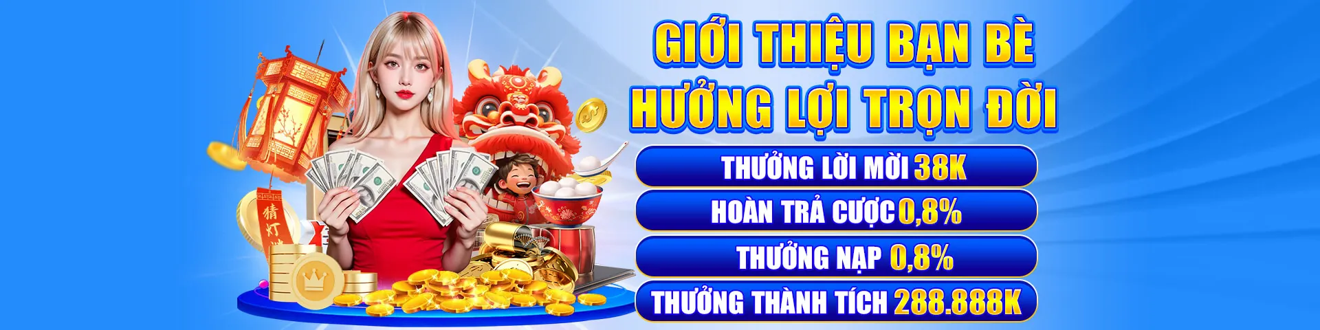 Tổng quan về nền tảng Lucky88 với các ưu điểm nổi bật, thiết kế hiện đại với tông màu vàng và đỏ
